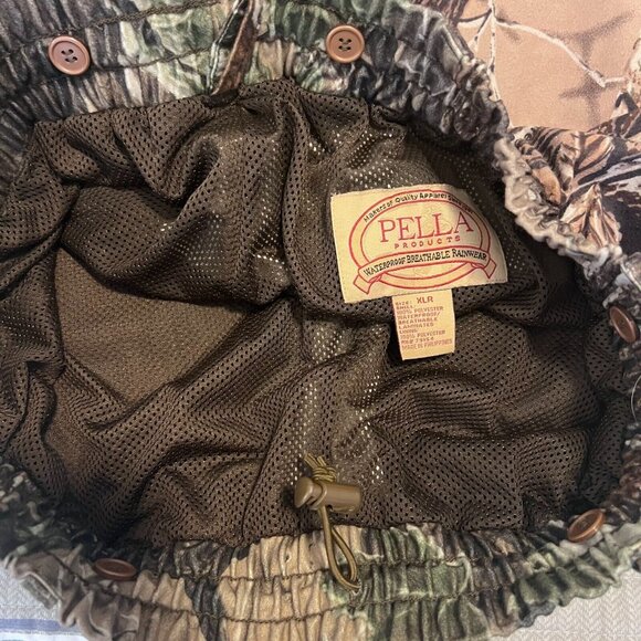 Pella Size Men’s‎ XLR Waterproof Breathable Camo Pants Outdoor Hunting Rainwear - Picture 4 of 16